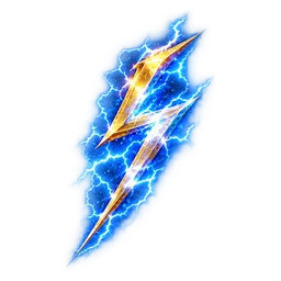 Thunderbolt symbol art